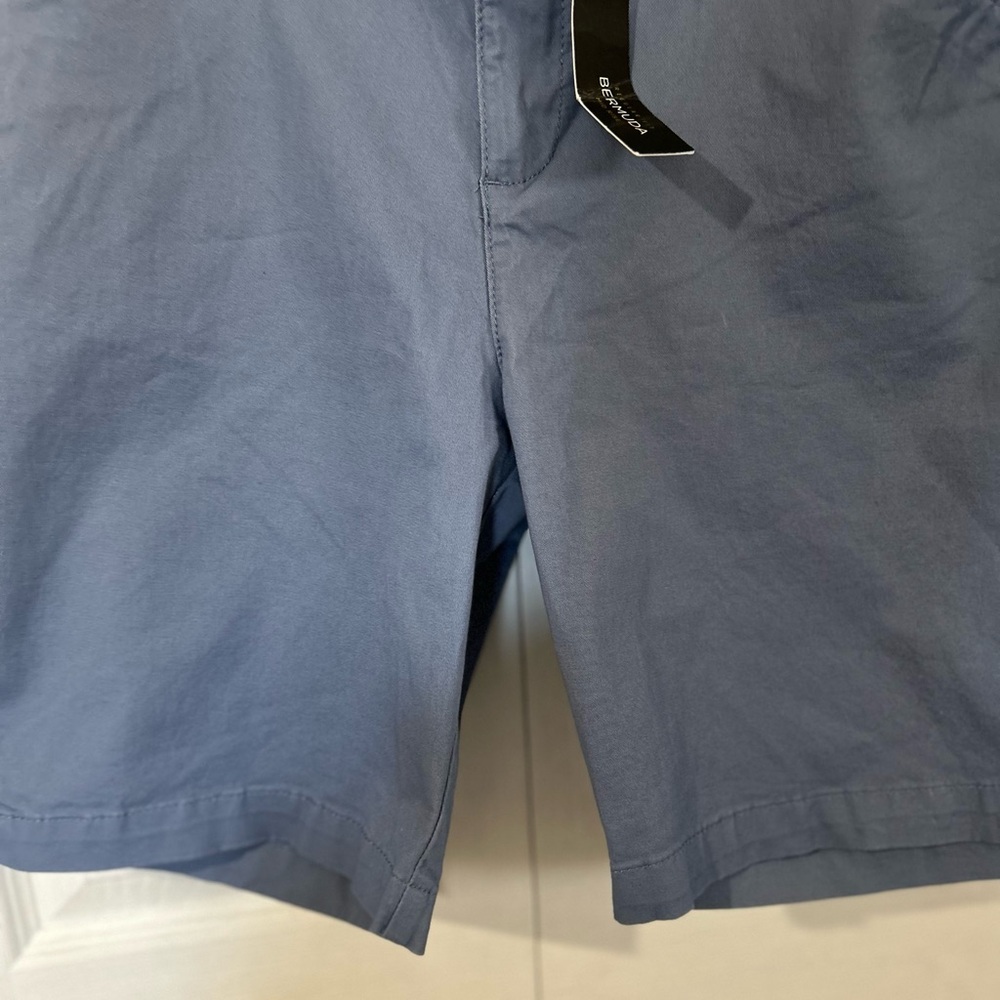 Lee Bermuda dusty Blue Shorts regular fit     mid rise size 8 medium - Picture 3 of 10